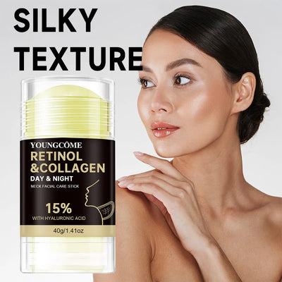 Retinol Face and Neck Treatment Bar Collagen with Firming Elasticity Improve Loose Skin Lotion Moisturizes and brightens skin
