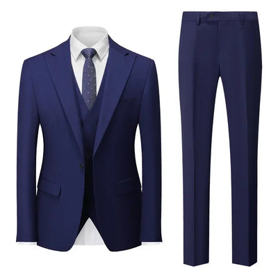Italian Business Gentleman Slim Suit, Groom Wedding Blazers, Men's Blazers, Italian Costume, Sizes M to 5XL