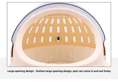 Pet Air Carrier Strong Bearing Capacity Travel Portable Car Space Capsule Small Cats Carriers Breathable Pet Products Supplies