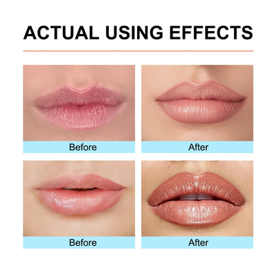 EELHOE Peel Lip Liner Outline Lip Shape Matte Lip Color Non-faint Red Brown Waterproof Long Lasting Contour Liner Lip Brush