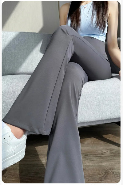 Maternity Leggings for Pregnant Women Yoga Flared High-waisted Trousers Pregnancy Clothes