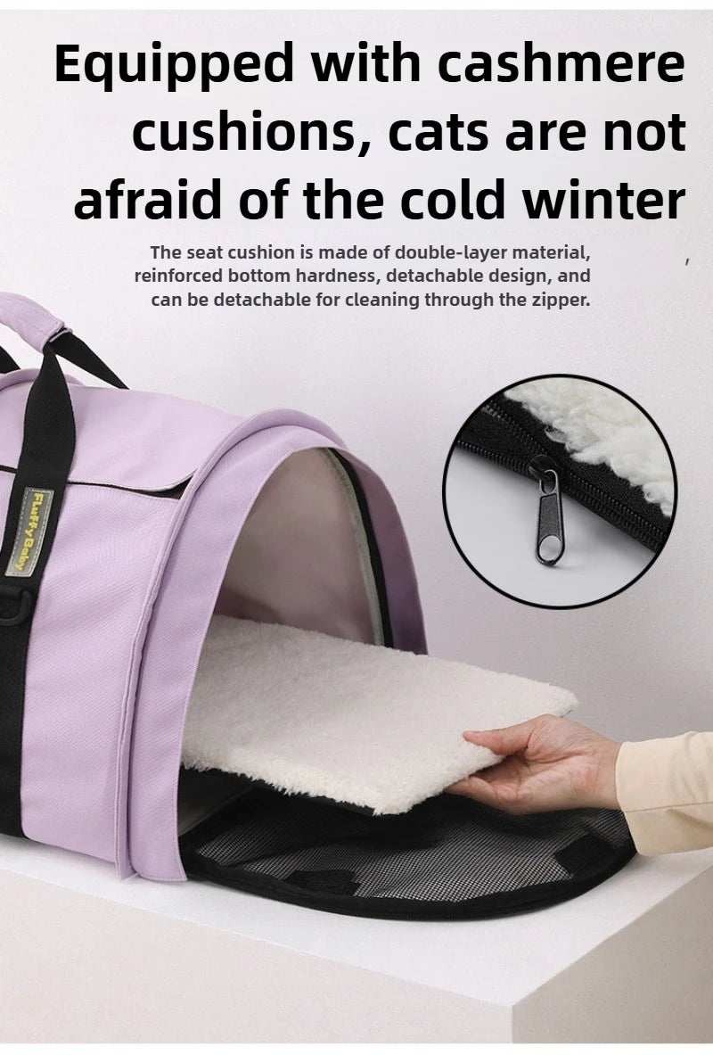 Pet Crossbody Bags Strong Bearing Capacity Breathable and Wear-resistant Cats Bag Carriers Large Space Portable Pet Products
