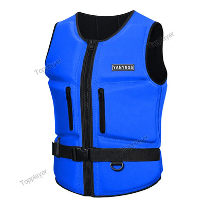 Life Jacket Wake Surfing Impact Vest Neoprene Life Jacket Wakesurf Comp Vest But Great for All Watersport Activities Life Jacket