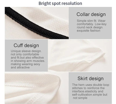 Men's T-shirts Sport Running T-shirt Men Quick-drying Breathable Short Sleeve Round Neck Active Tee Outdoor Workout Men Clothing