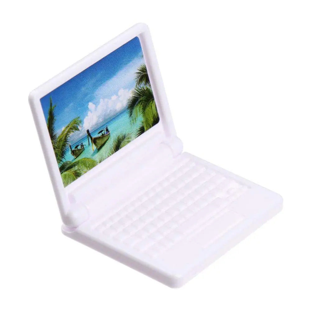 Decor DIY Accessories Doll House Decoration Crafts Dollhouse Miniature Dollhouse Furniture Simulation Laptop Dollhouse Computer
