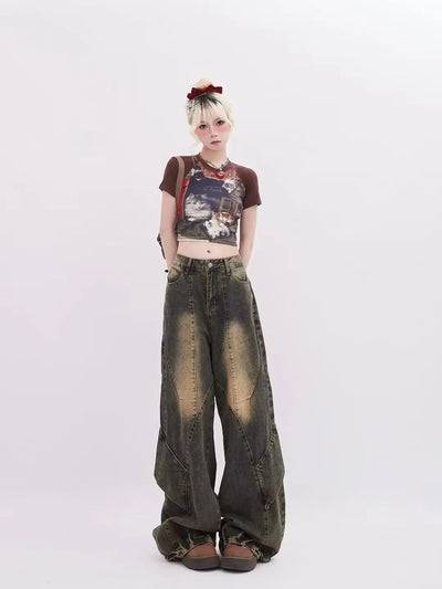 Women's Spring Autumn Cool Denim Coat Pants Two Piece Set Lady Casual Jacket Trousers Outfits 2025 New Punk Tops Jeans Suits