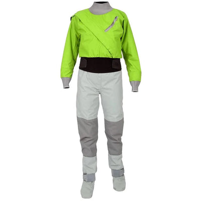 Women's Waterproof and Breathable Padded Dry Suit, Latex Neck, Sleeve Cover, Kayaking, Fishing, Surfing, W18