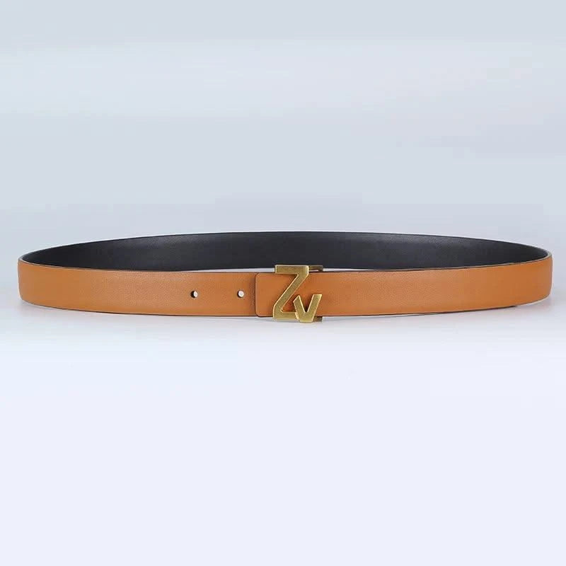 Designer Reversible Leather Width 25mm Waist Belt Women| Lady |Girl | Chic Dress Party Belt for jeans
