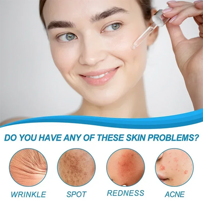 Pure Hyaluronic Acid Facial Serum Anti Wrinkle Aging Facial Wrinkles Serum FADE Fine Lines Around The Eyes Crow's Feet Neck