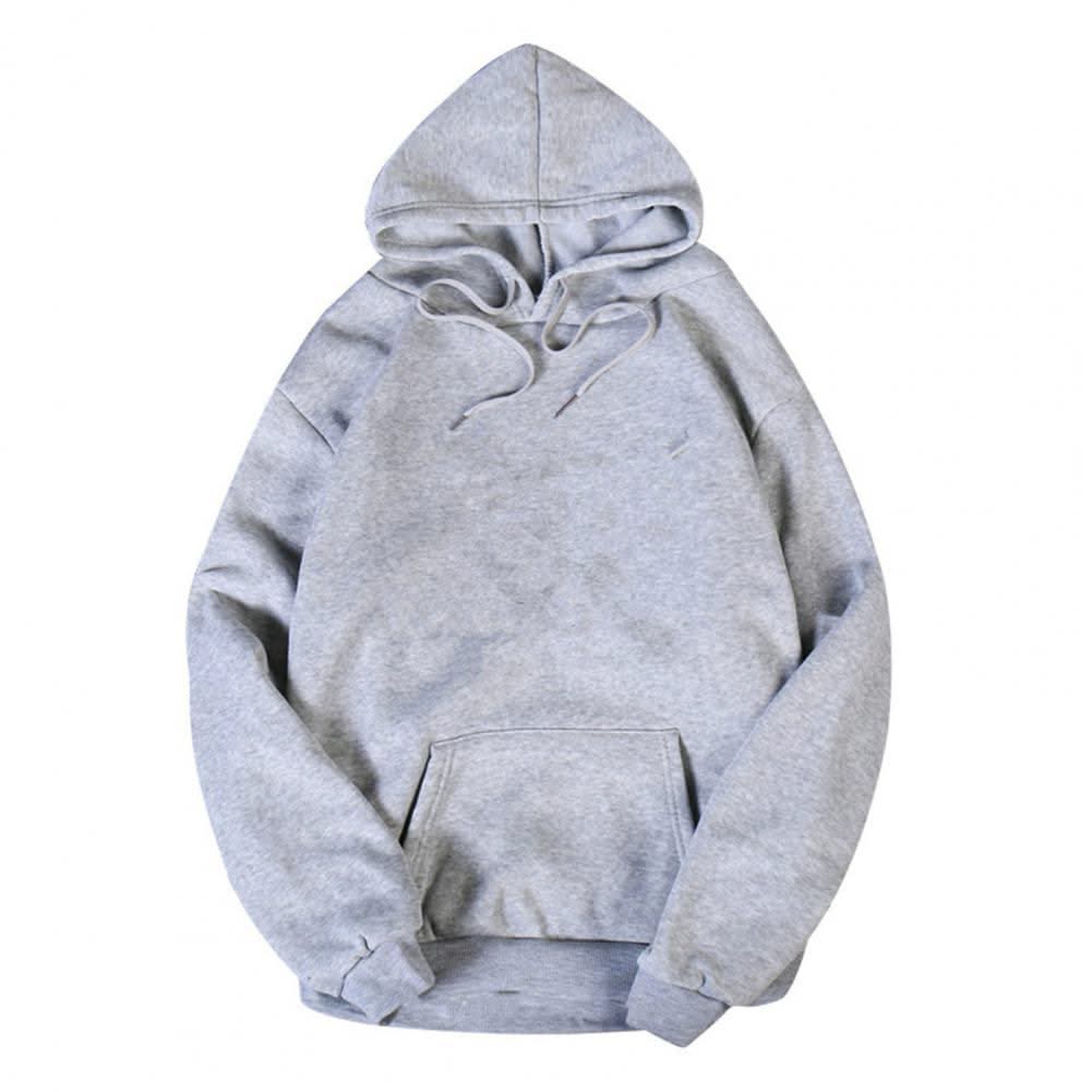 Women Sweatshirt Autumn Hoodie Hooded Solid Color Drawstring Patch Pocket Pullover Long Sleeve Loose Soft Warm Lady Hoodies