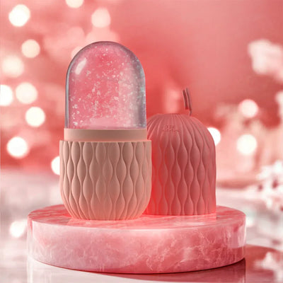 Ice Silicone Face Roller Beauty Lifting Ice Ball Face Massager Contouring Eye Roller Facial Treatment Reduce Acne Beauty Tools