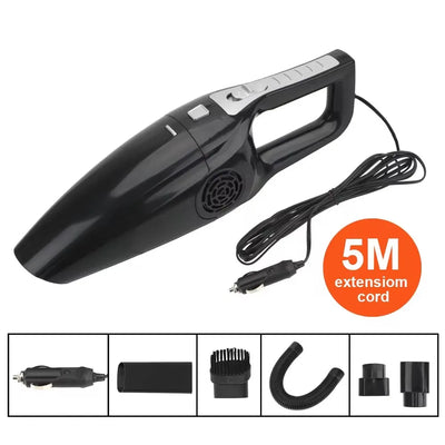 Portable Car Vacuum Cleaner High Suction Dry and Wet Dual-use  Vacuum Powerful Mini Vacuum Cleaner Suitable for Car Interiors
