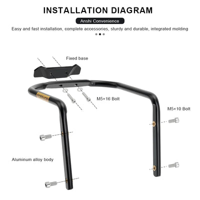 Bicycle Saddle Stabilizer Bracket Rear Seat Aluminum Alloy Holder MTB Road Bike Luggage Rack Rear Seat Mount Cycling Accessories