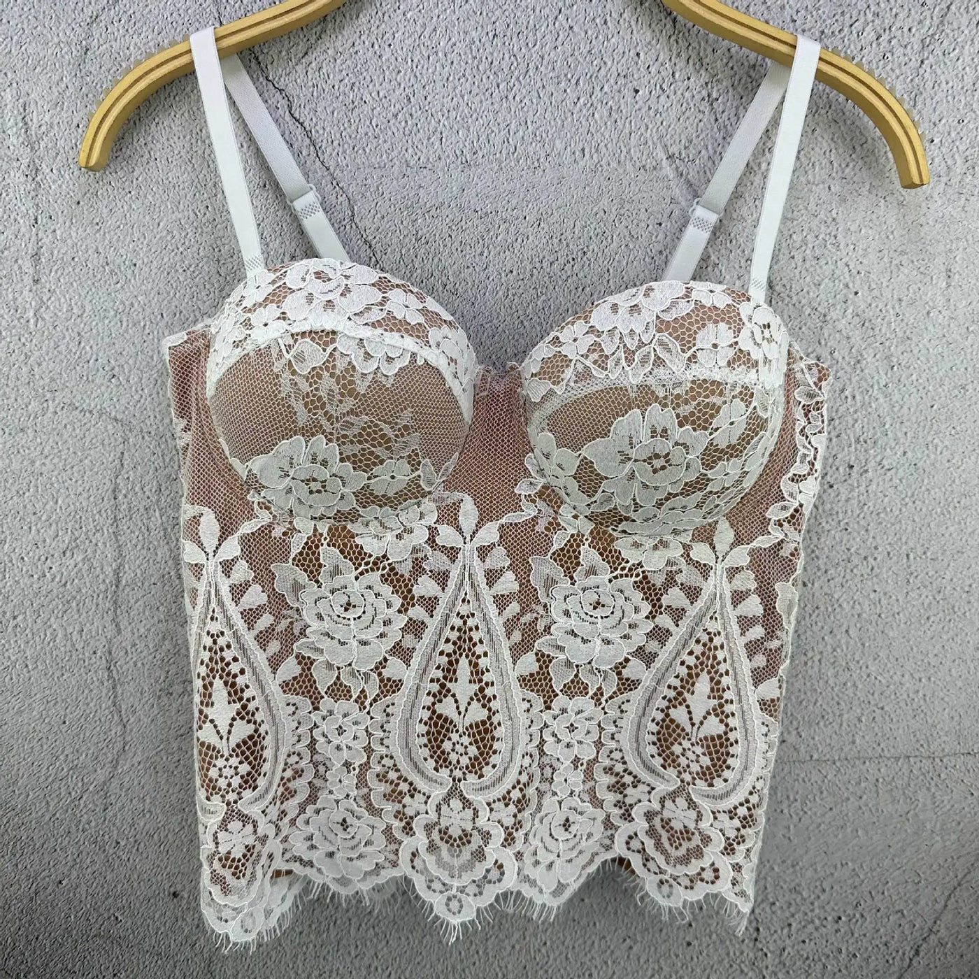 Women's Shaping Sexy Lace Corset Floral Lace Lady Bustier Elegant Slim Evening Wear Crops Lady Club Party Body Shaper Top