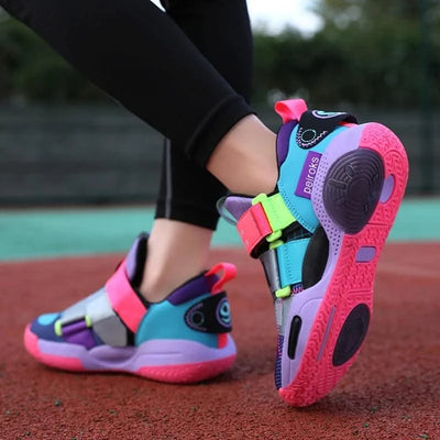 Children's Basketball Shoes For Boys Girls Non-slip Kids Sport Shoes Lightweight Outdoor Sneakers Trainers Footwear Comfortable