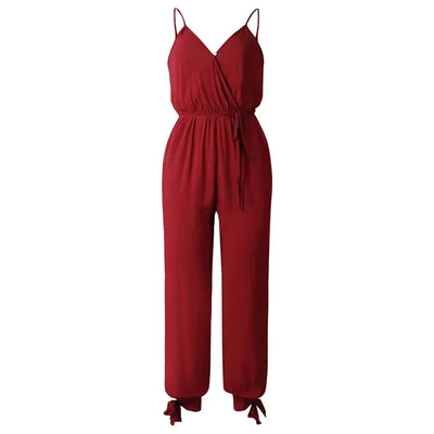 Female Jumpsuit For Women 2025 Summer Floral Print Womens Trousers Bohemian Rompers Jumpsuit Long Pants Overalls Female mujer