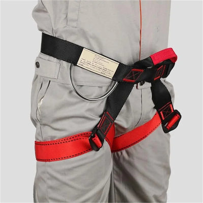 Professional Outdoor Harness Rock Climbing Half-Body Harnesses Waist Support Safety Belt Aerial Survival Mountain Tools