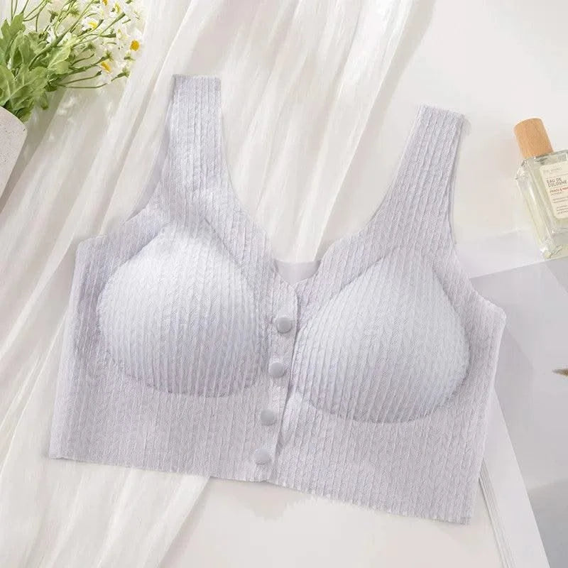 Pregnant Women's Breast-feeding Bra, Front-buttoned, Sexy, Breast-retracting, Anti-sagging, Seamless, Beautiful Back Bra, Thin