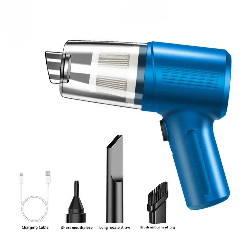 Portable Wireless Car Vacuum – Compact High-Suction Handheld with Blower Function for Easy Car & Small Space Cleaning