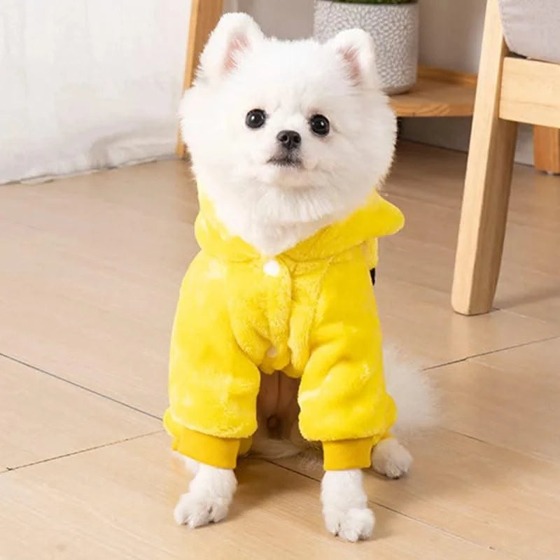 Pet Dog Clothes for Small Dogs Fleece Dog Costume Puppy Cats Chihuahua Clothing Pet Jumpsuit French Bulldog Clothes Pets Hoodies