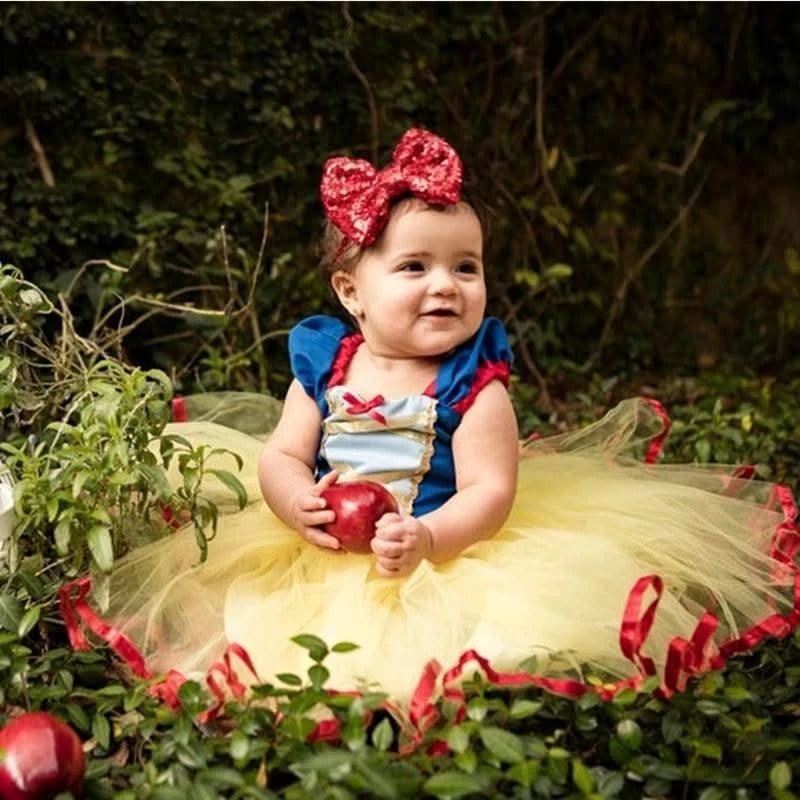 Cute Baby Girl Dress for 9M-5Yrs Children Summer Clothes Kids Minni Mouse Polka Dot Dress Girls Birthday Party Christmas Costume