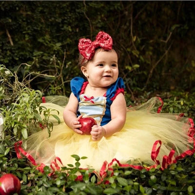 Cute Baby Girl Dress for 9M-5Yrs Children Summer Clothes Kids Minni Mouse Polka Dot Dress Girls Birthday Party Christmas Costume