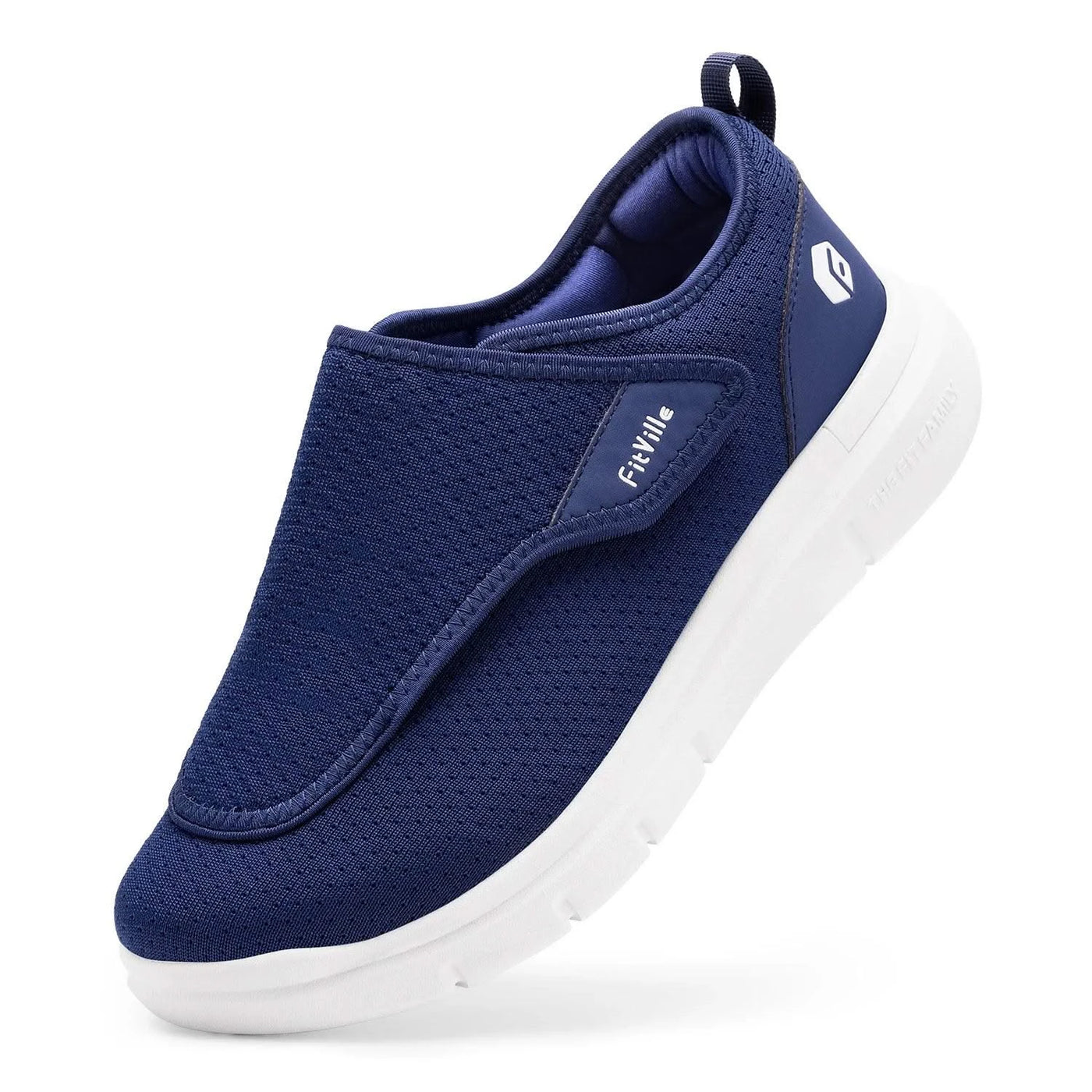Orthopaedic Extra Wide Elderly Men's Diabetic Shoes for Swollen Feet | Adjustable Foot Pain Relief Walking Shoes
