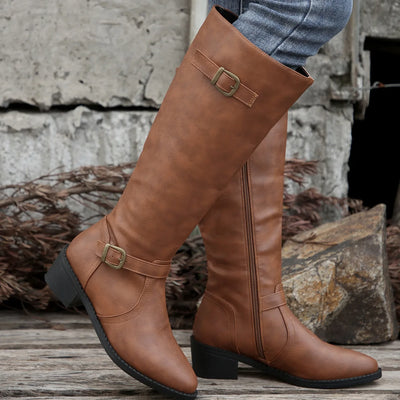 Women Boots Winter Fashion Knee High Boots Women High Quality Comfort Long Boots Outdoor Fashion Sexy Shoes Women Botas De Mujer
