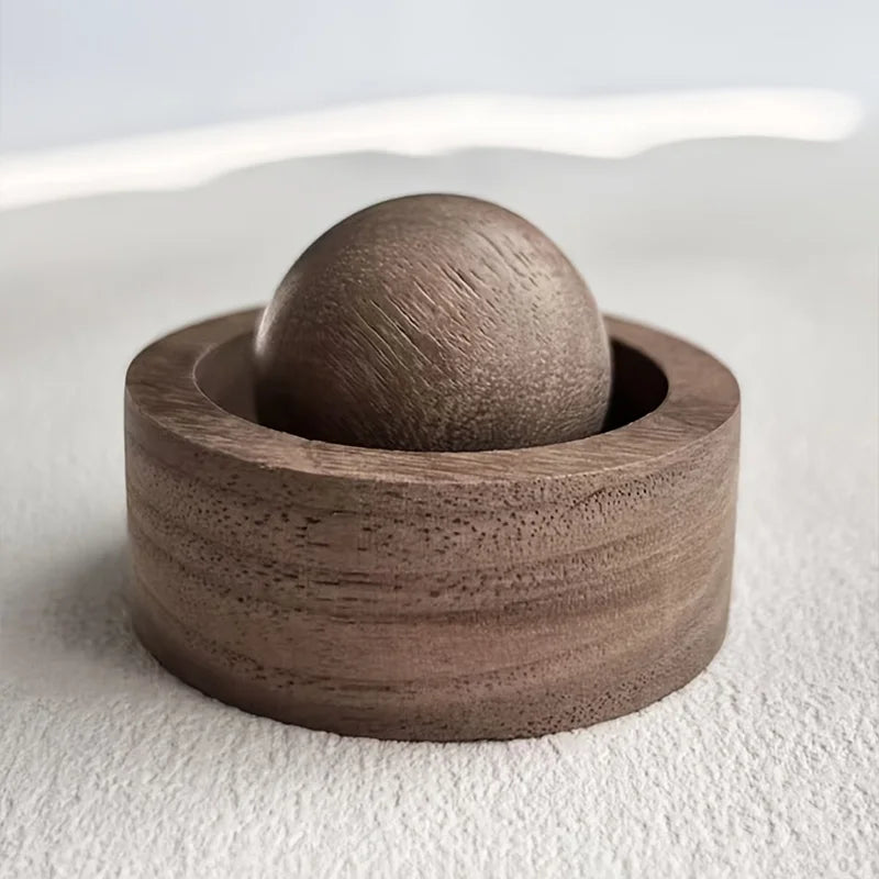 Car Wooden Essential Oil Diffusers-Spherical Design Natural Fragrance Dispersion Bedroom Decor Diffuser Car Home Room Fragrance