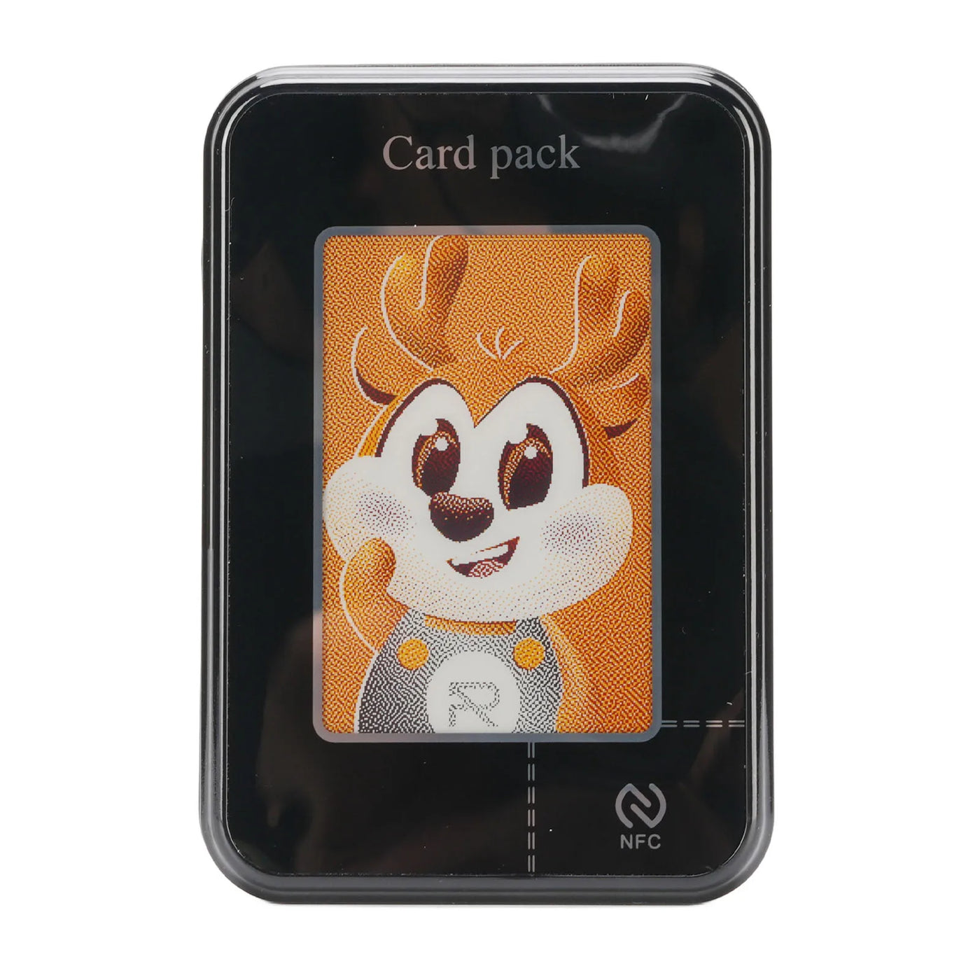 Magnetic Phone Card Wallet Holder Compact DIY Projection Multifuncitonal NFC Magnetic Phone Wallet Ink Screen for Mobile Phone