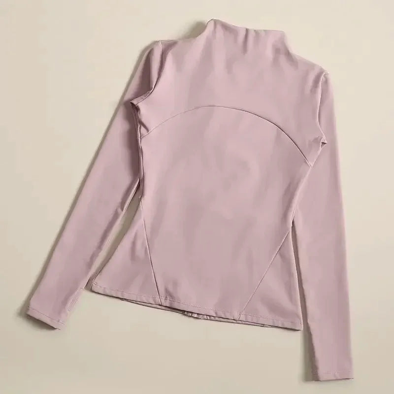 Yoga Clothes Windbreaker Sportswear Woman Running Long Sleeve Sweatshirt Sports Jackets Top Women Workout Tops Activewear
