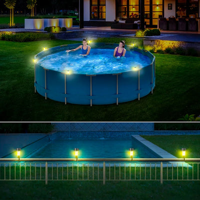 Outdoor Solar Lights Garden Lamp Solar Powered Waterproof Landscape Path LED Light for Yard Backyard Lawn Patio Decorative