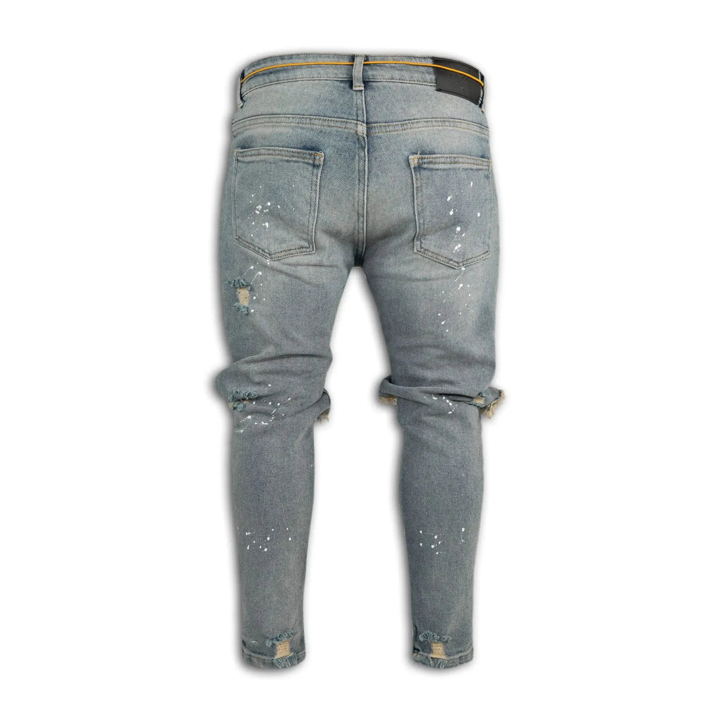 New 2025 Ripped Hole Jeans for Men Hip Hop Cargo Pant Distressed Denim Jeans Skinny Men Clothing Full Length Slim Trousers Male