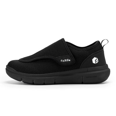 Orthopaedic Extra Wide Elderly Men's Diabetic Shoes for Swollen Feet | Adjustable Foot Pain Relief Walking Shoes