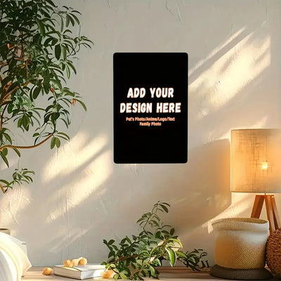 A personalized custom 20.32x30.48cm wooden wall art - personalized photo, image, text, wooden sign for home decoration