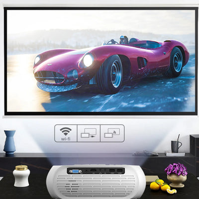 T9 HD Projector Home Portable Mini Mobile Phone Projector 4K Home Theater Android Same Screen Version Mobile Phone Screen
