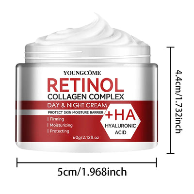 Retinol Collagen Facial Care Moisturizing Cream Deep Hydration  Suitable for dry Aging Face Cream Moisturizing Skin Repair