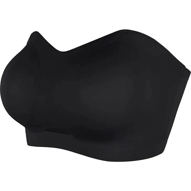 Strapless Bras for Women Lift Bra Wire-Free Anti-Slip Invisible Push Up Seamless Detachable Straps Bandeau