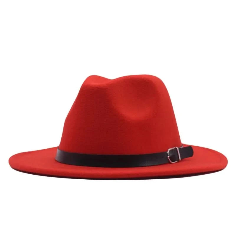 Women's fedora hat 7cm Jazz hat Fashion bow hat Peach heart hat Big brim Jazz fedora hat Men's Peaked cap sombrero hombre