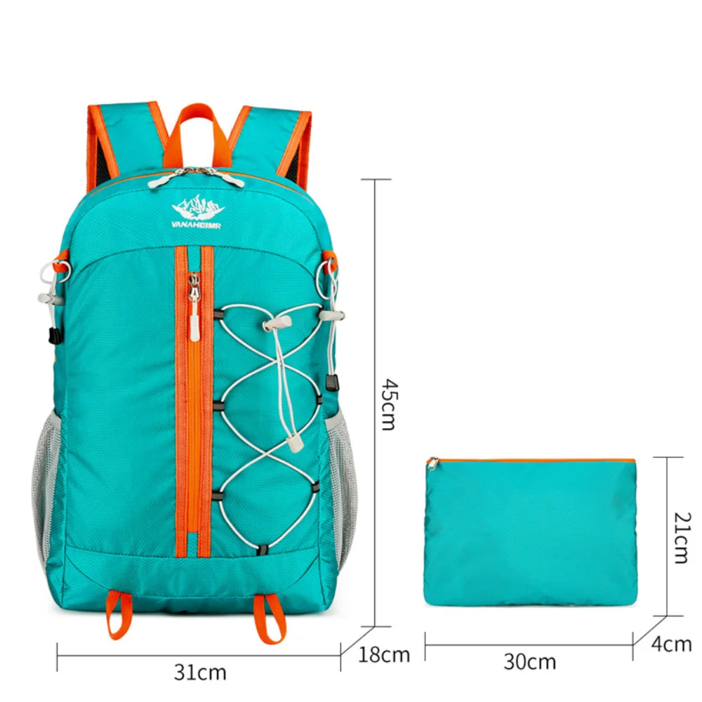 Men's Mountain Riding Backpack Ultra-light Multi-functional Leisure Foldable Backpack Large Capacity Travel Bag