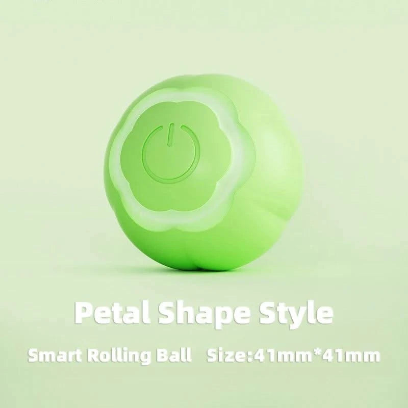 Pet Automatic Rolling Cat Toy Training Self-propelled Kitten Toy Indoor Interactive Play Electric Smart Cat Ball Toy Supplies