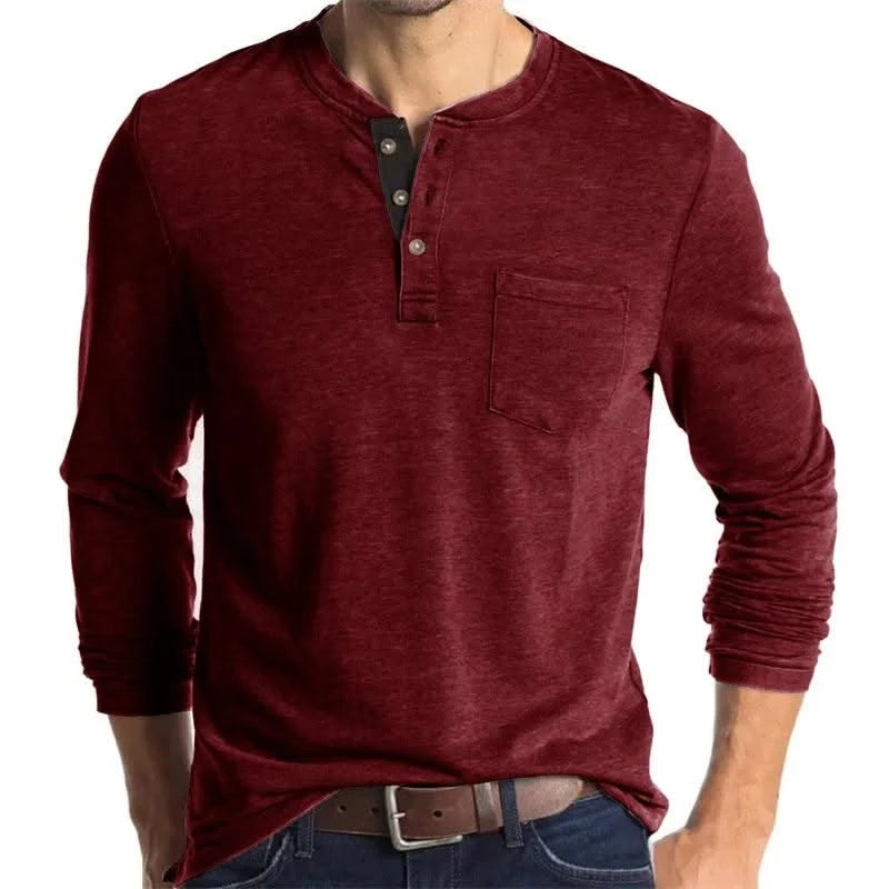 Men's Fashion Casual O Neck Long Sleeve Tops |T-Shirts| Gym | Soccer | Tees | Streetwear | Men & Teenager's Clothing