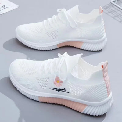 Women's Breathable Mesh Sneakers 2025,Lightweight Shock-Absorbing Athletic Shoes for Running/Walking,Comfortable Sports Footwear