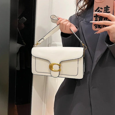 Luxury - Grade 2025 Women's Exclusive Small Square Shoulder Bag - Solid - Color Aesthetic, Niche - Style Design& Daily, Stylish