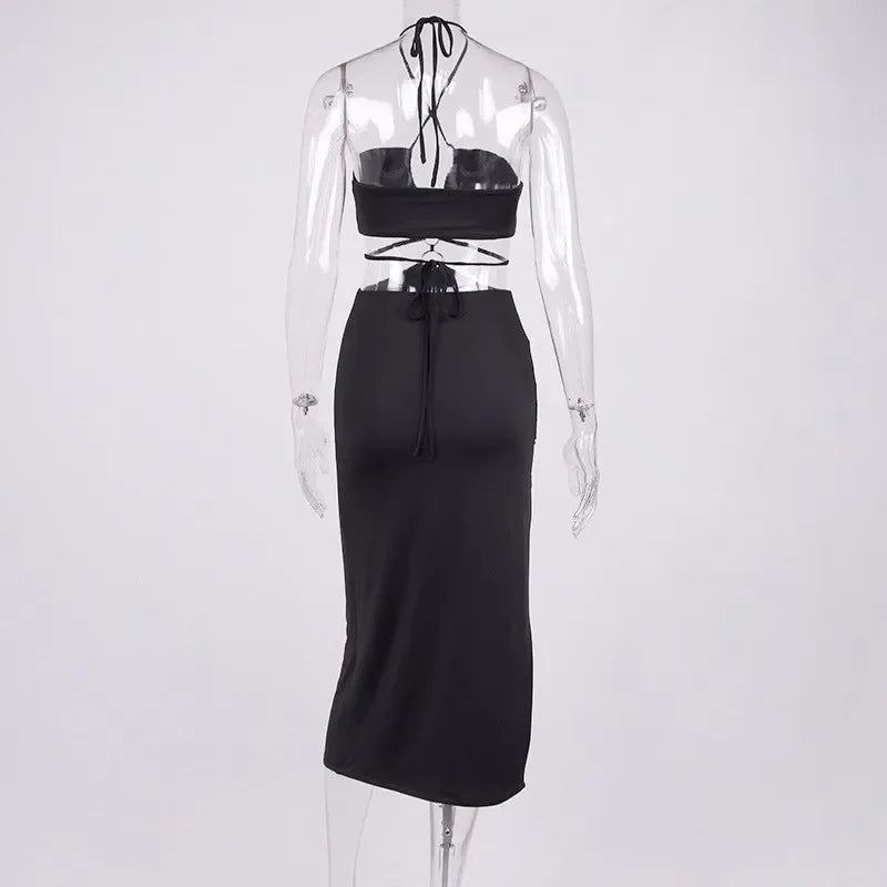Y2k Summer midriff Baring Elegant Sexy Long Sleeve Ruched Bodycon Dress Women Maxi Dresses Skinny Stretchy Party Vestidos