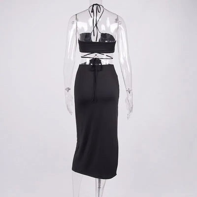 Y2k Summer midriff Baring Elegant Sexy Long Sleeve Ruched Bodycon Dress Women Maxi Dresses Skinny Stretchy Party Vestidos