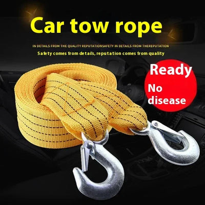 Car Trailer Rope Rescue Rope Eagle Hook Nylon Traction Rope Strong Thickened Durable 3m 4m 5m Double Trailer With Suv Motorcycle