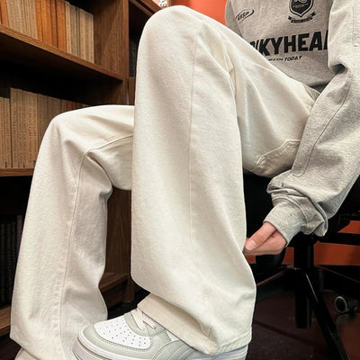 Autumn New Men's Jeans Baggy Straight Wide Leg Male Fashion Vintage Denim Pants Men Youth Popular Brand Streetwear Jean Trousers