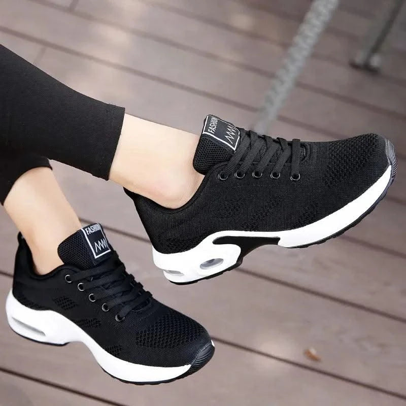 Sports Shoes for Women Spring White Breathable Casual Sneakers Summer Breathable Air Cushion Running Zapatillas Mujer Girl Shoes