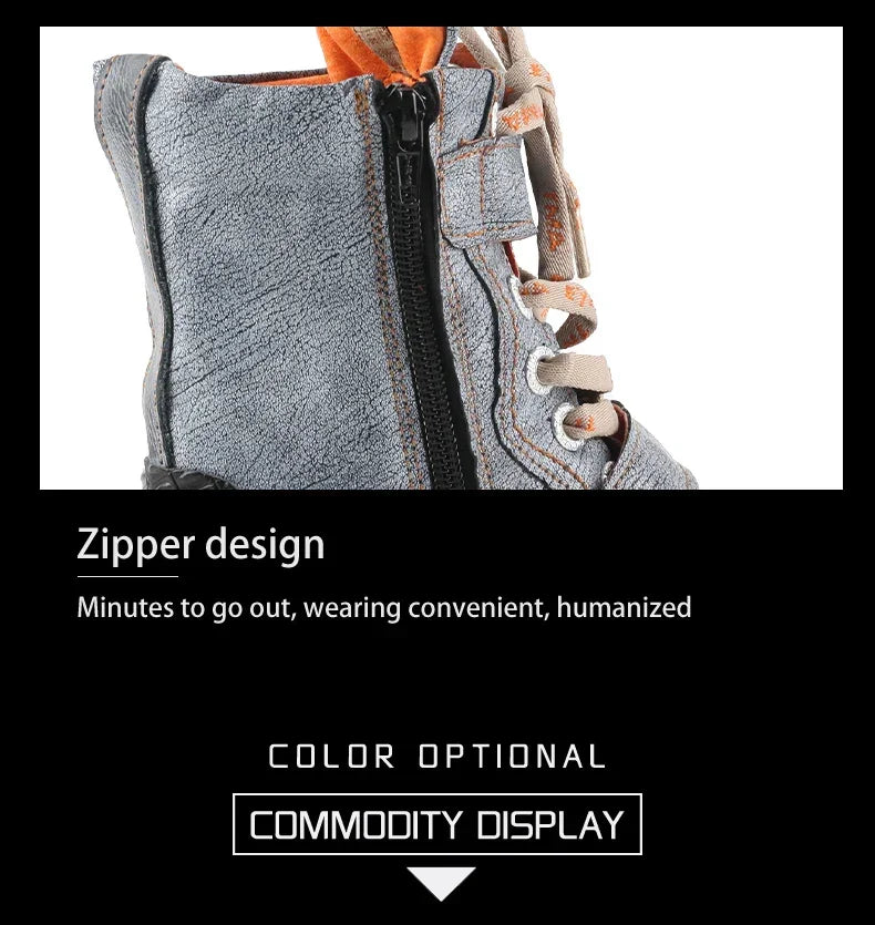 TMA EYES Short Boots for Women, Versatile, Casual, Monochromatic, Popular,
